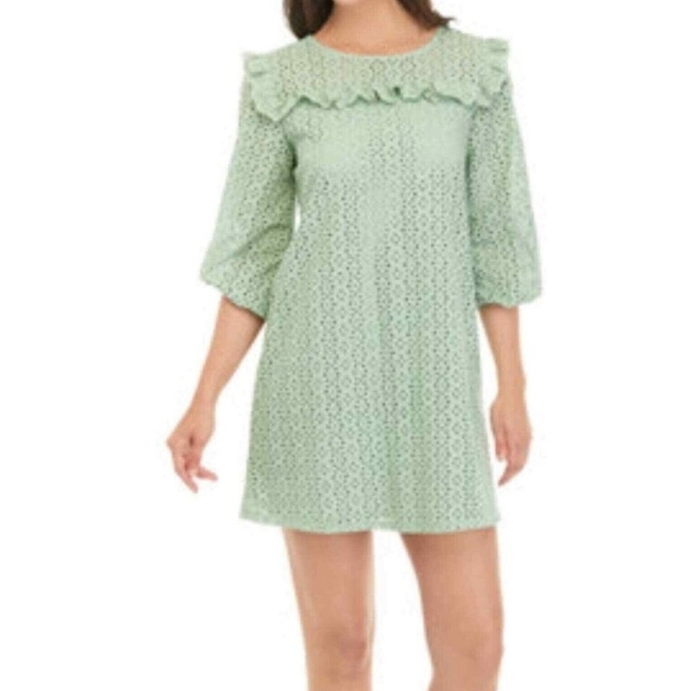 Elegant Green Lace Dress By Cupio, New With Tags, Sz Small